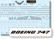 Boeing 747 Detail Sheet Decal